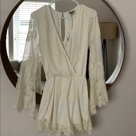 Show Me Your Mumu White lace romper - Picture 2 of 4